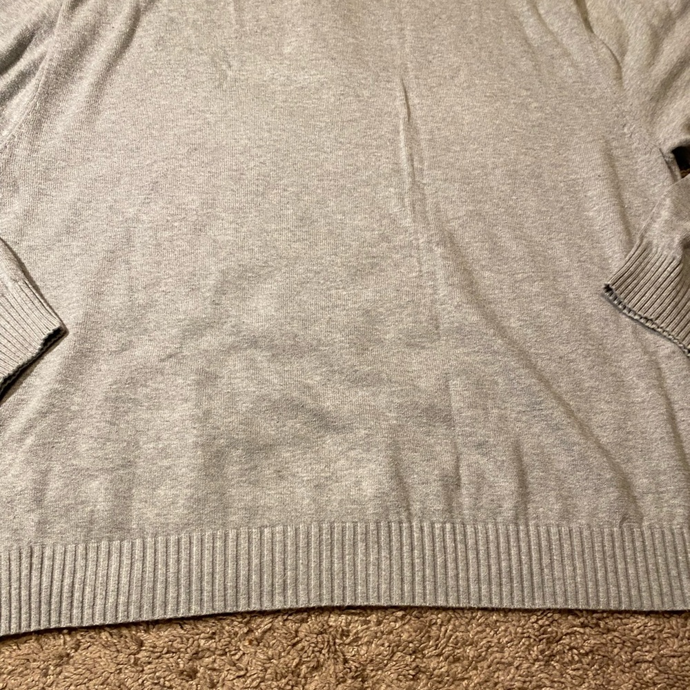 Nautica 1/4 Zip Dress Pullover Turtleneck Adult Mens Size 2XL XXL Gray Coat - Picture 9 of 9